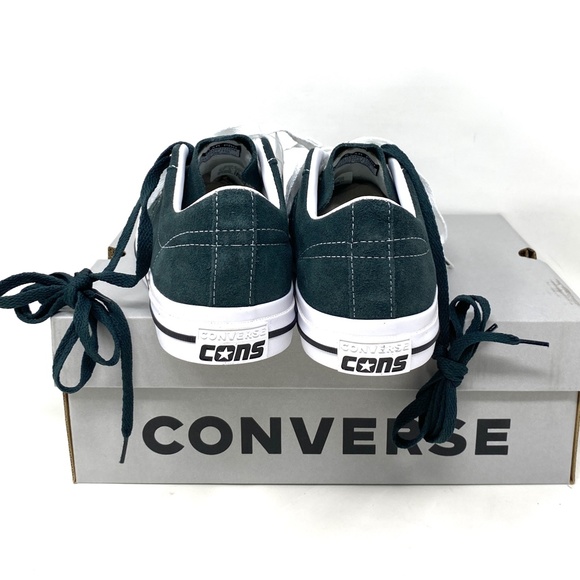 Converse Cons One Star Pro OX Low Top Seawood Black Suede Women Sneakers 171977C - Picture 5 of 10